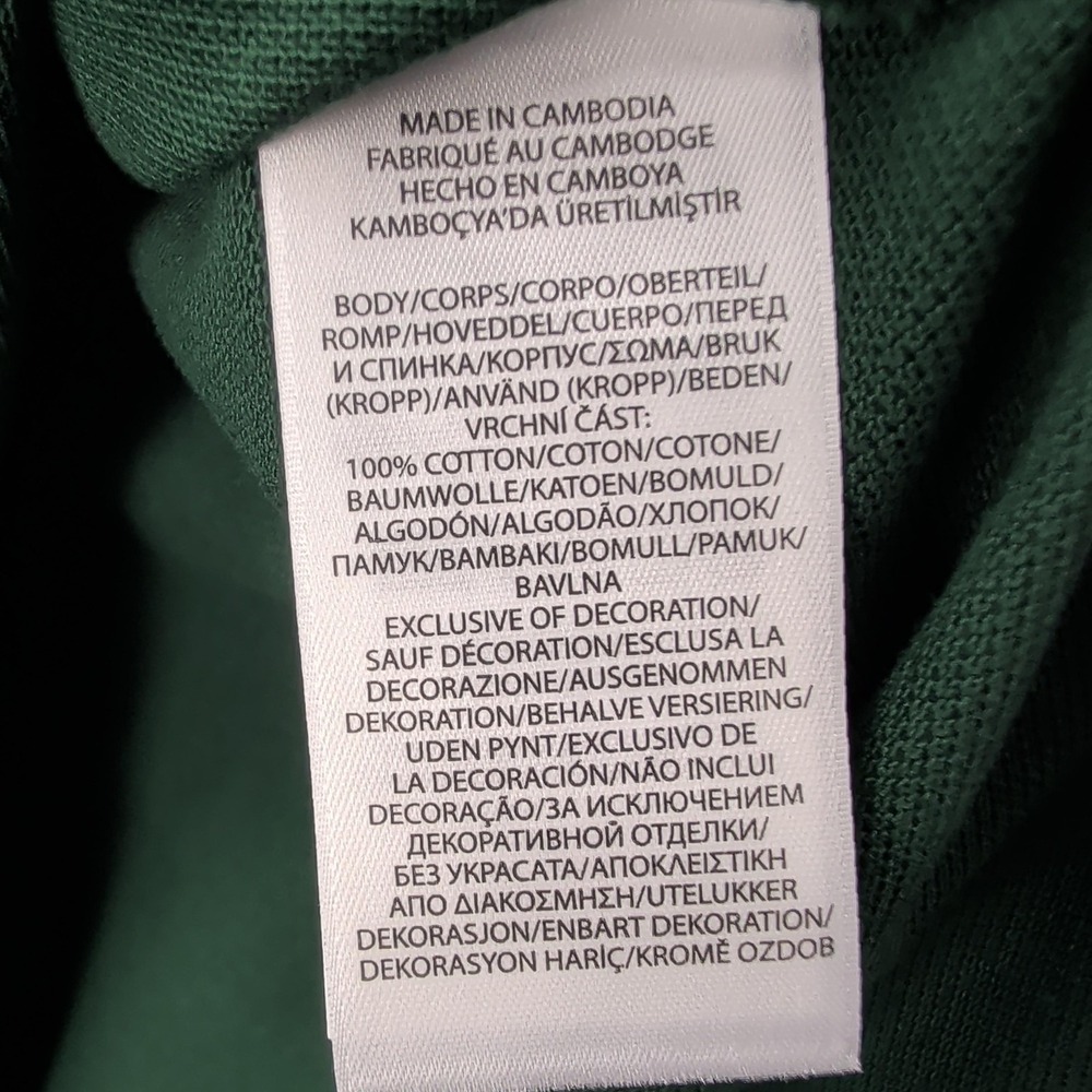 Polo Ralph Lauren Polo Shirt Mens LT Tall Green Pique Polo Match 3 Triple Pony - Picture 9 of 14